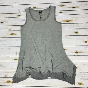 Cable & Gauge Hankerchief Tank Shift Dress